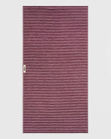 Terry Guest Towel 30X50 - Red and Rose