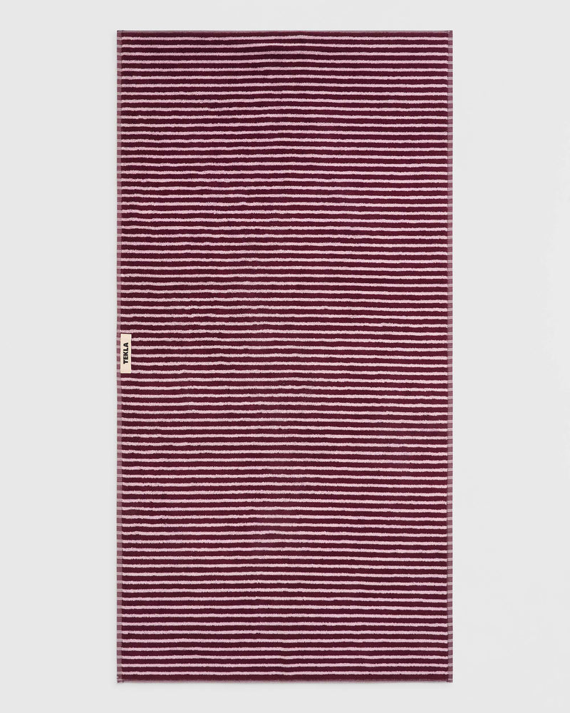 Terry Bath Towel 70X140 - Red and Rose