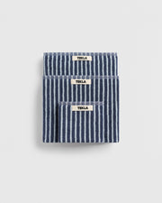 Terry Guest Towel 30X50 - River Stripes