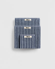 Terry Washcloth 30X30 - River Stripes