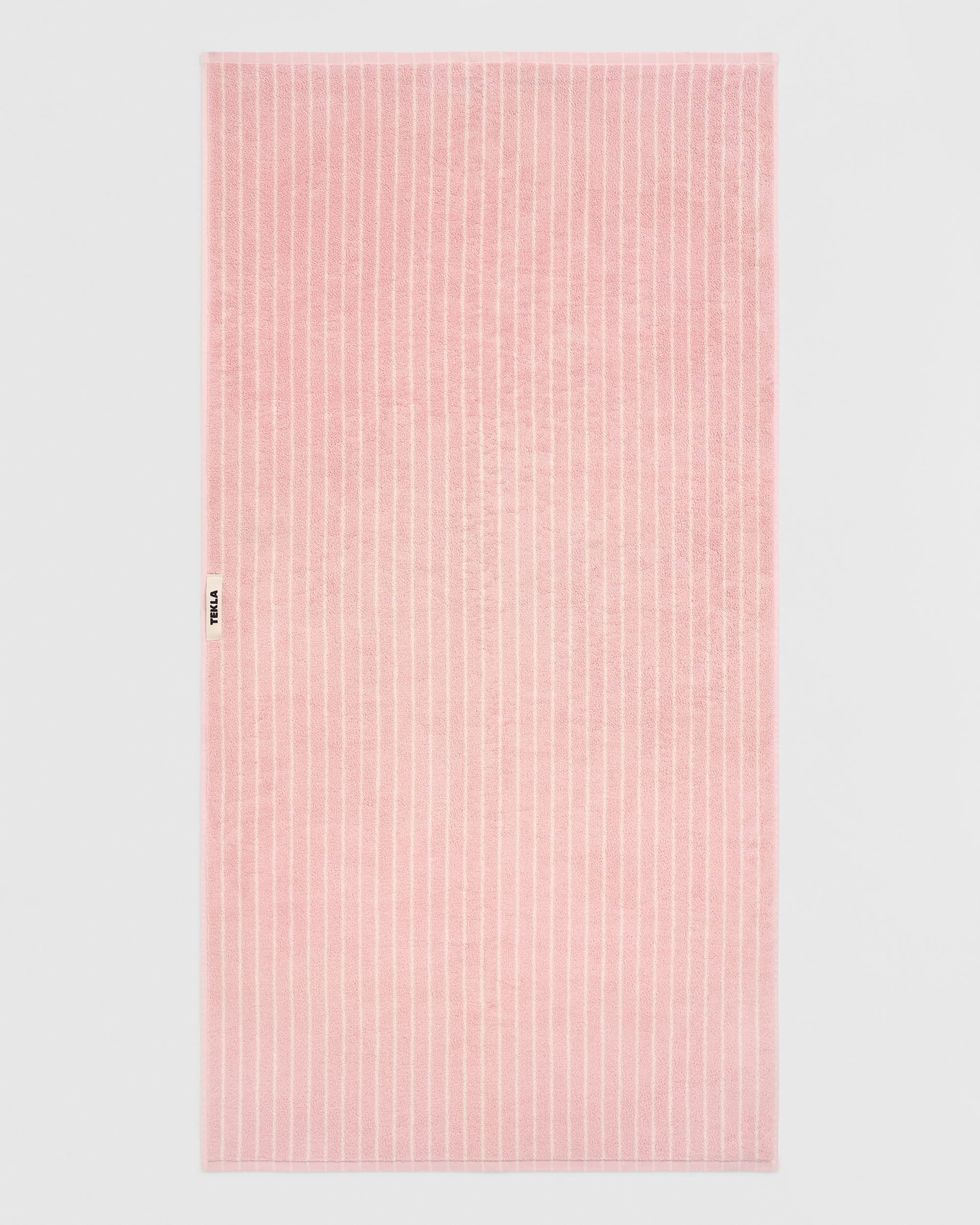 Terry Guest Towel 30X50 - Shaded Pink Stripes