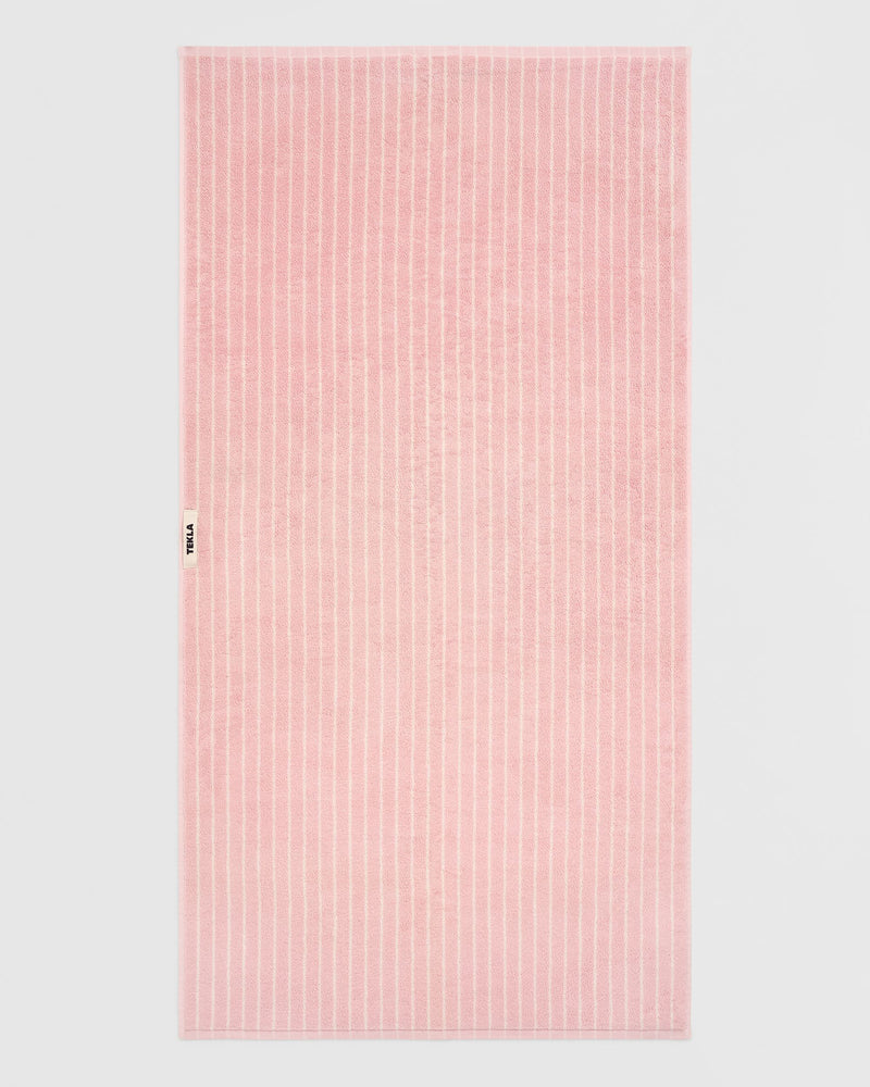 Terry Bath Towel 70X140 - Shaded Pink Stripes