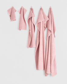 Terry Guest Towel 30X50 - Shaded Pink Stripes