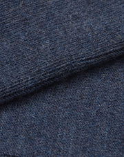 Alpaca Wool Bed Socks - Blue