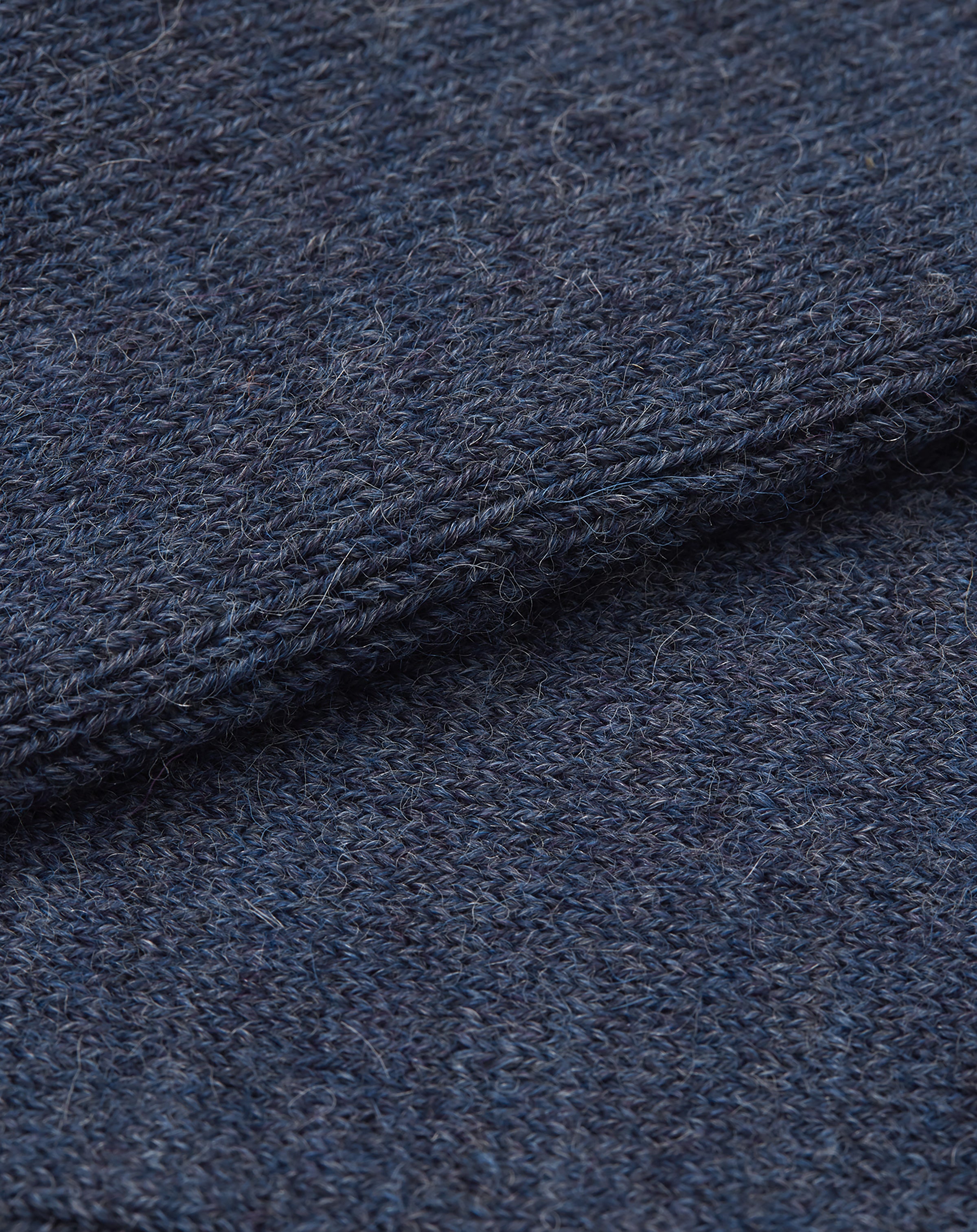 Alpaca Wool Bed Socks - Blue