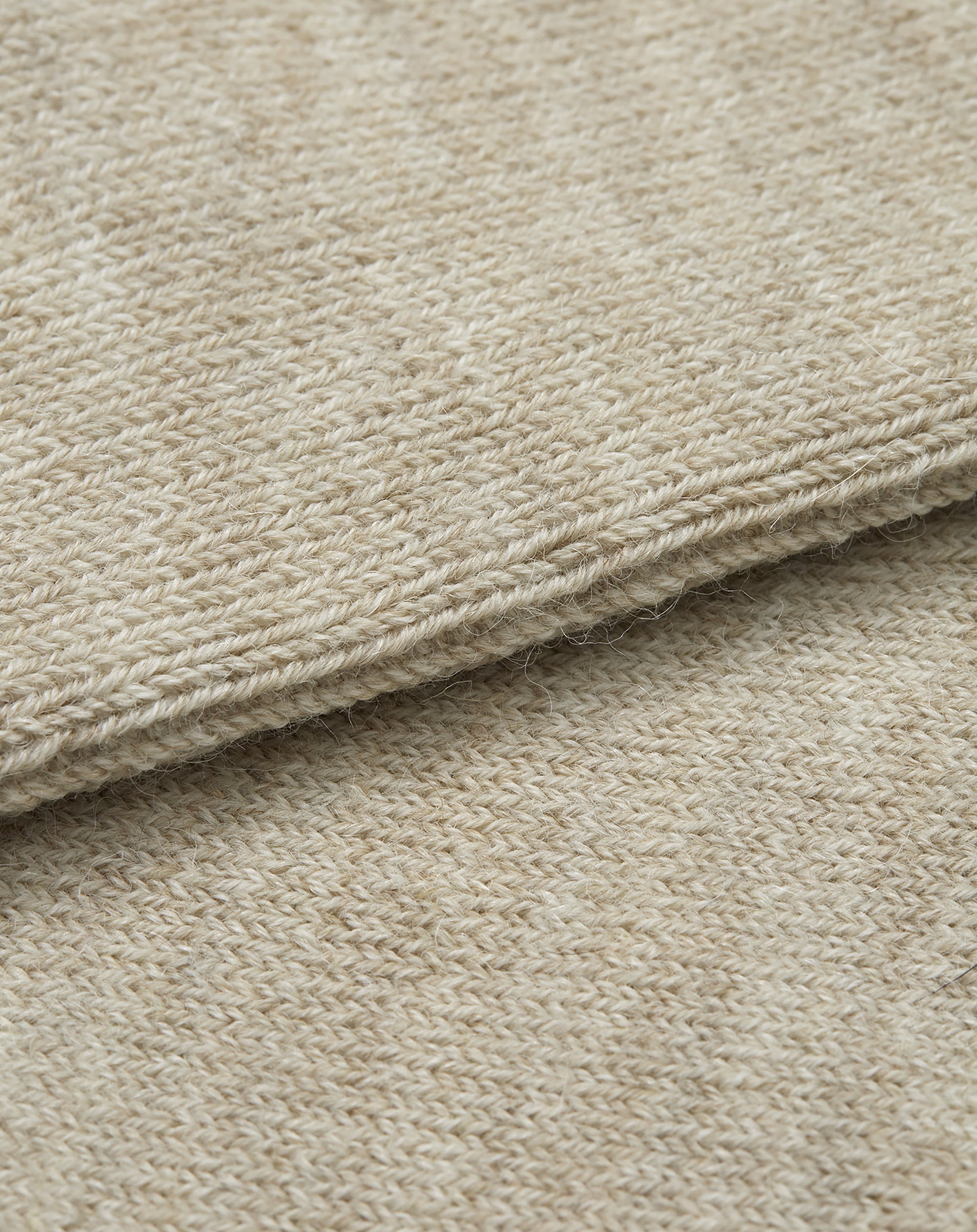 Alpaca Wool Bed Socks - Sand
