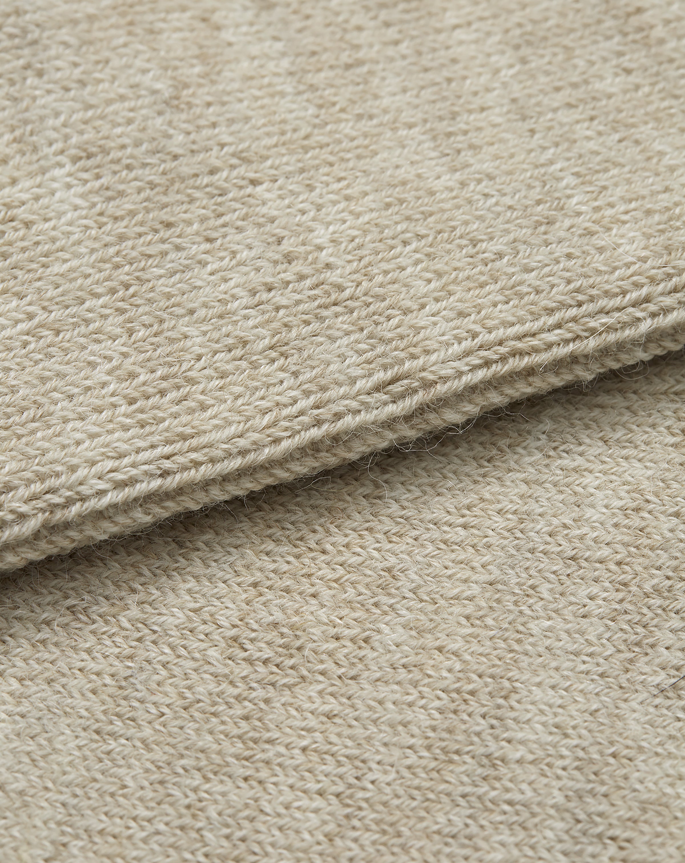 Alpaca Wool Bed Socks - Sand