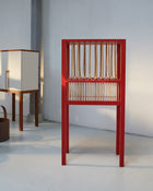 Rattan Cabinet - Red