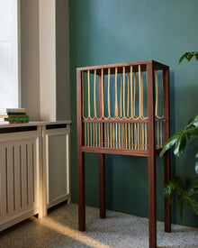Rattan Cabinet - Walnut